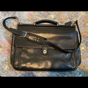 Coach, black, original owner, 16x13, great condition